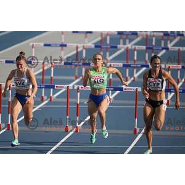 Nika Glojnaric (SLO) competes in Athletics European Team Championships in Katowice during European Games in Poland on June 21, 2023 