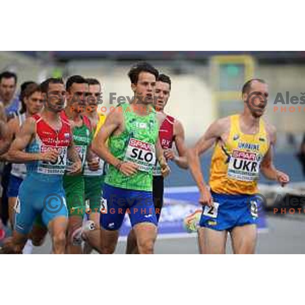 Rok Markelj (SLO) competes at Athletics European Team Championships in Katowice during European Games in Poland on June 21, 2023 