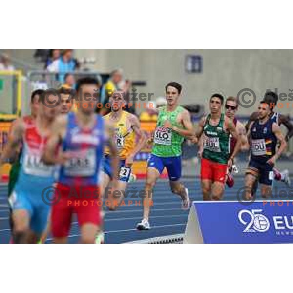 Rok Markelj (SLO) competes at Athletics European Team Championships in Katowice during European Games in Poland on June 21, 2023 