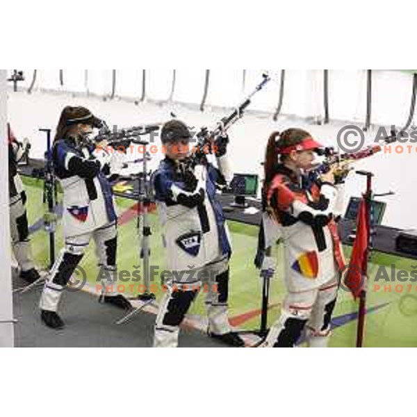 Urska Hrasovec (SLO) competes in Women’s shooting in 10 meters Air Rifle during European Games in Wroclaw, Poland on June 23, 2023 