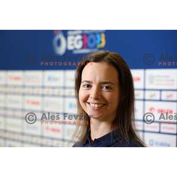 Ziva Dvorsak (SLO) competes in Women’s shooting in 10 meters Air Rifle during European Games in Wroclaw, Poland on June 23, 2023