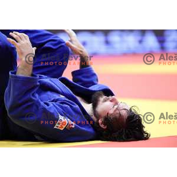 Narsej Lackovic (SLO) competes in Mixed Team Elimination Round of 16 in Judo at European Games in Krakow, Poland on July 1, 2023. Foto: Filip Barbalic