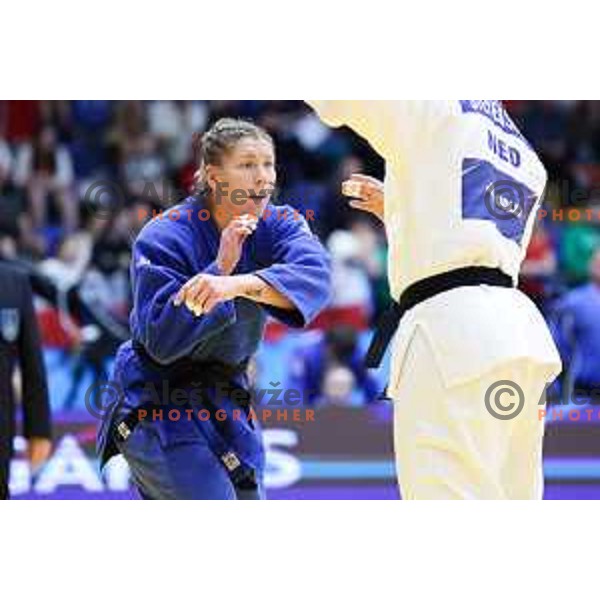 Urska Torkar (SLO) competes in Mixed Team Elimination Round of 16 in Judo at European Games in Krakow, Poland on July 1, 2023. Foto: Filip Barbalic