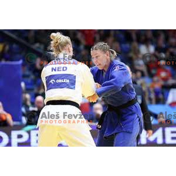 Urska Torkar (SLO) competes in Mixed Team Elimination Round of 16 in Judo at European Games in Krakow, Poland on July 1, 2023. Foto: Filip Barbalic