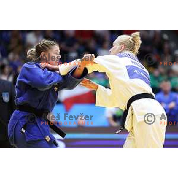 Urska Torkar (SLO) competes in Mixed Team Elimination Round of 16 in Judo at European Games in Krakow, Poland on July 1, 2023. Foto: Filip Barbalic