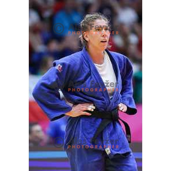 Urska Torkar (SLO) competes in Mixed Team Elimination Round of 16 in Judo at European Games in Krakow, Poland on July 1, 2023. Foto: Filip Barbalic