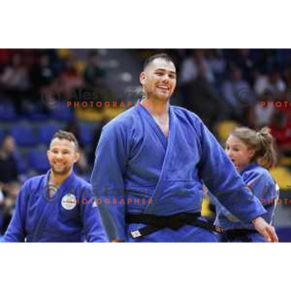 Vito Dragic (SLO) competes in Mixed Team Elimination Round of 16 in Judo at European Games in Krakow, Poland on July 1, 2023. Foto: Filip Barbalic