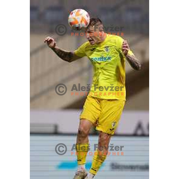 Franko Kovacevic in action during the UEFA Conference League Qualification match between Domzale (SLO) and Balzan (MLT) in Domzale, Slovenia on July 13, 2023