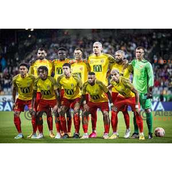 Birkirkara starting eleven during UEFA Europa Conference League qualifications football match between Maribor and Birkirkara in Ljudski vrt, Maribor, Slovenia on July 13, 2023. Photo: Jure Banfi