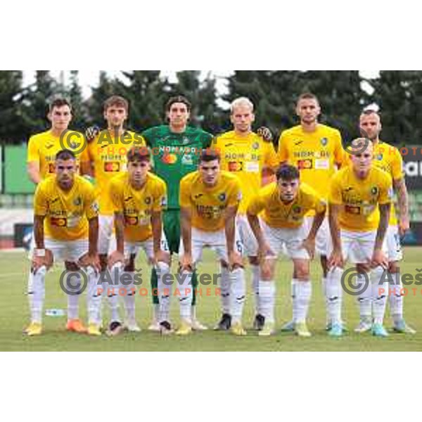 In action during Prva liga Telemach 2023/2024 football match between Bravo and Rogaska in Ljubljana, Slovenia on July 22, 2023