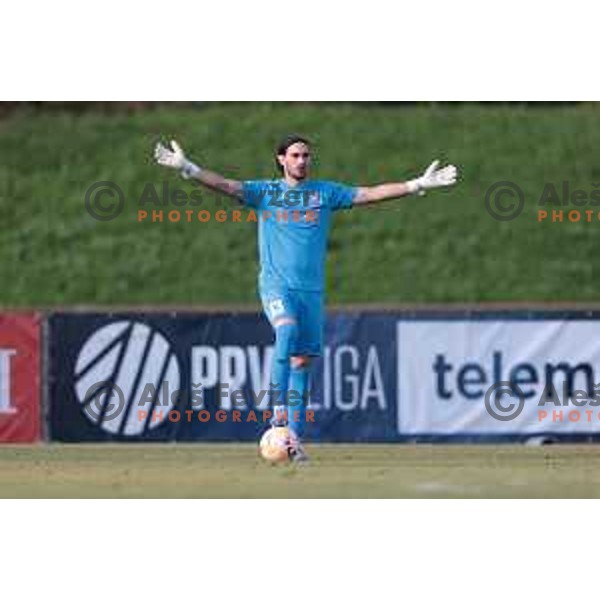 In action during Prva liga Telemach 2023/2024 football match between Bravo and Rogaska in Ljubljana, Slovenia on July 22, 2023