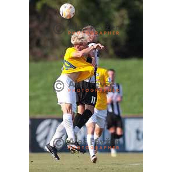 In action during Prva liga Telemach 2023/2024 football match between Bravo and Rogaska in Ljubljana, Slovenia on July 22, 2023