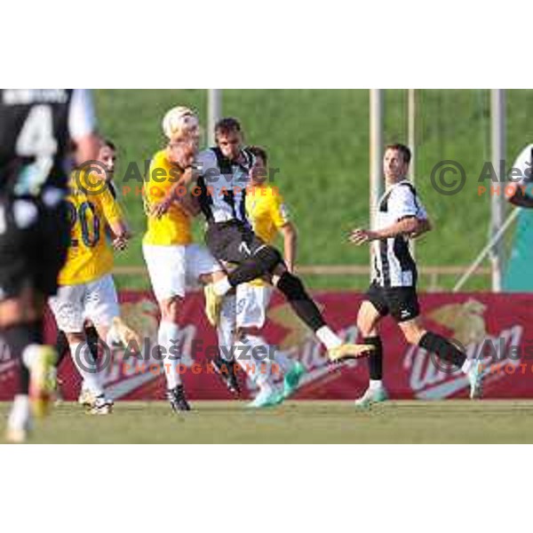 In action during Prva liga Telemach 2023/2024 football match between Bravo and Rogaska in Ljubljana, Slovenia on July 22, 2023