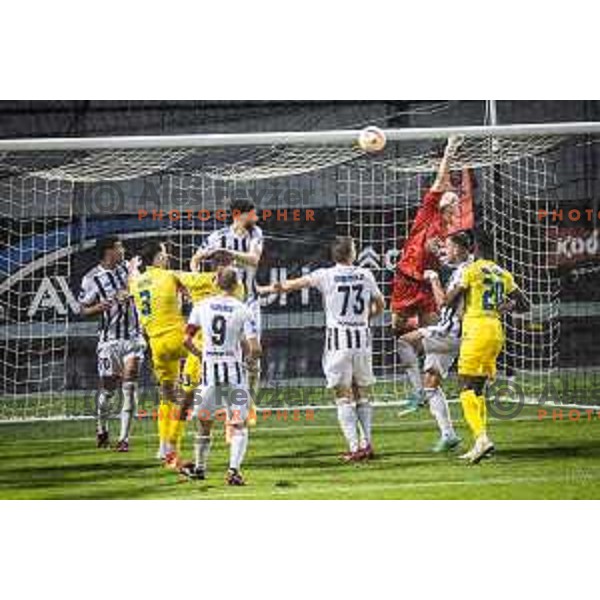 Klemen Mihelak in action during Prva liga Telemach football match between Mura and Domzale in Fazanerija, Murska Sobota, Slovenia on July 22, 2023. Photo: Jure Banfi