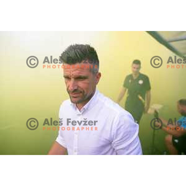 Zoran Zeljkovic, head coach of Koper during Prva liga Telemach 2023/2024 football match between Koper and Olimpija in Koper, Slovenia on July 22, 2023