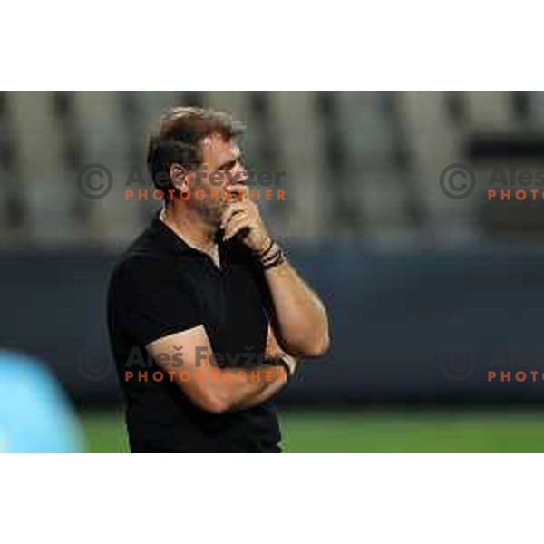 Joao Henriques, head coach of Olimpija during Prva liga Telemach 2023/2024 football match between Koper and Olimpija in Koper, Slovenia on July 22, 2023