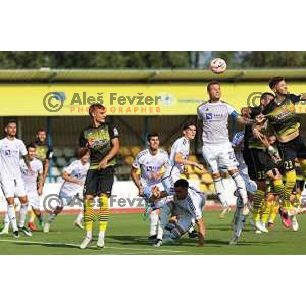 in action during Prva liga Telemach 2023/2024 football match between Radomlje and Maribor in Domzale, Slovenia on July 23, 2023. Foto: Filip Barbalic