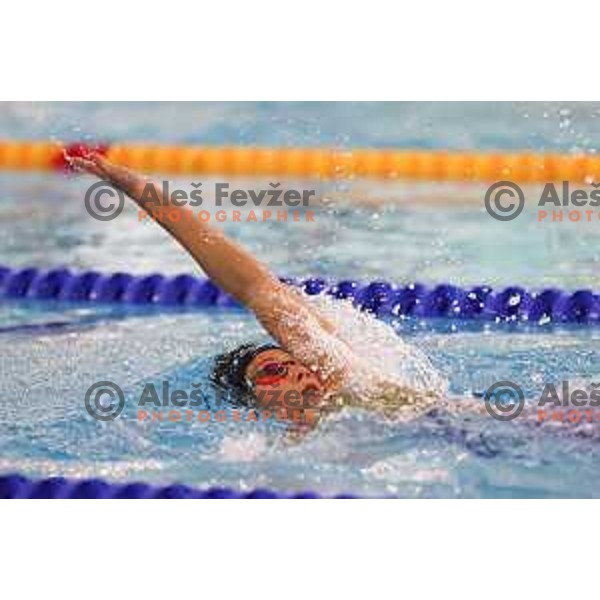 Zara Podrzavnik (SLO) competes in Swimming Girls 400m Medley during EYOF Maribor 2023 in Maribor, Slovenia on July 24, 2023. Foto: Filip Barbalic