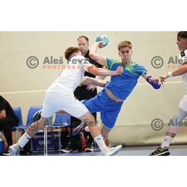 in action during Boys Handball Preliminary Round during EYOF Maribor 2023 in Maribor, Slovenia on July 24, 2023. Foto: Filip Barbalic