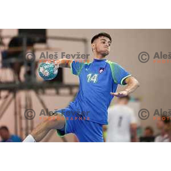 in action during Boys Handball Preliminary Round during EYOF Maribor 2023 in Maribor, Slovenia on July 24, 2023. Foto: Filip Barbalic