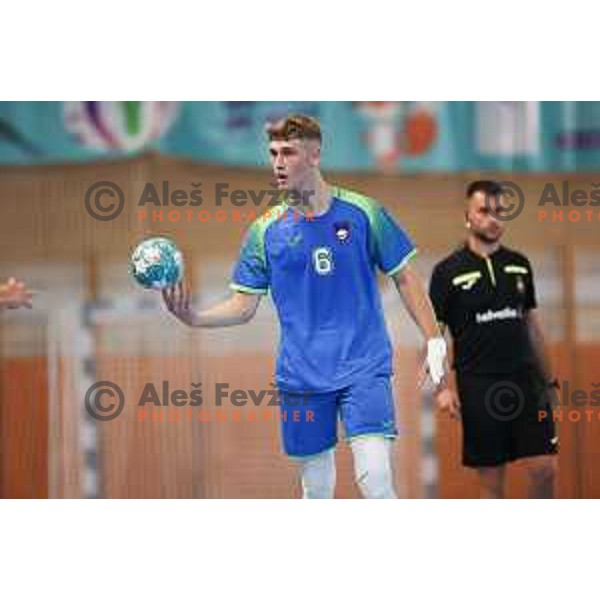 in action during Boys Handball Preliminary Round during EYOF Maribor 2023 in Maribor, Slovenia on July 24, 2023. Foto: Filip Barbalic