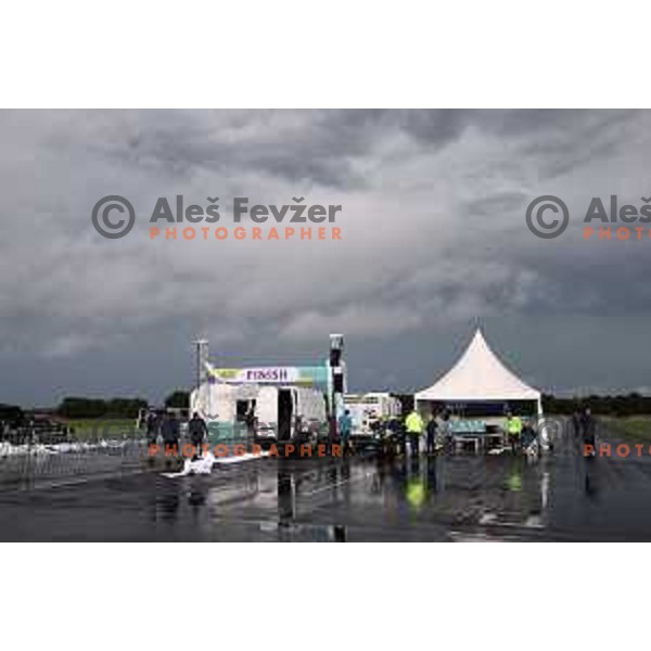 During Cycling Time-Trial at EYOY 2023 in Maribor, Slovenia on July 23, 2023