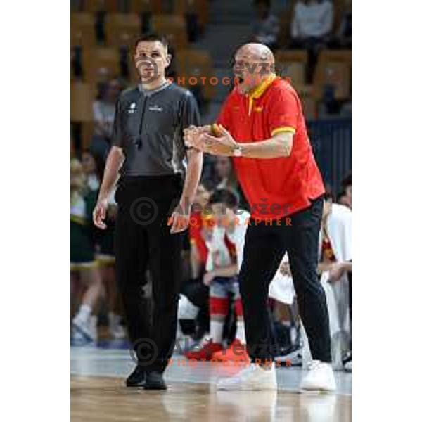 Aleksandar Djordjevic, head coach of China during friendly basketball game between Slovenia and China in Zlatorog Arena, Celje, Slovenia on July 25, 2023