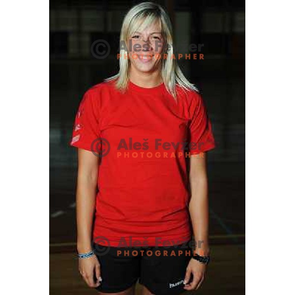 Dijana Golubic at RK Krim preseason photoshoot , Ljubljana 05.08.2008 