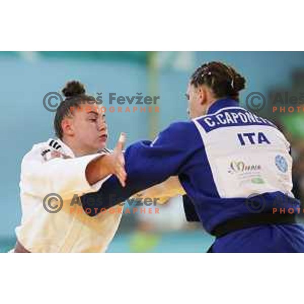 Maja Music (SLO) competes in Judo Girls +70kg during EYOF Maribor 2023 in Maribor, Slovenia on July 28, 2023. Foto: Filip Barbalic