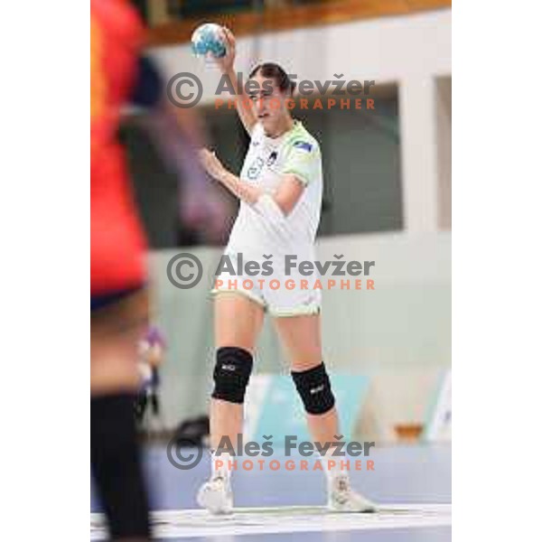 (SLO) in action during Girls Handball match between Slovenia and Spain at EYOF 2023 in Maribor, Slovenia on July 28, 2023. Foto: Filip Barbalic