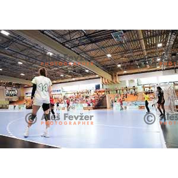 (SLO) in action during Girls Handball match between Slovenia and Spain at EYOF 2023 in Maribor, Slovenia on July 28, 2023. Foto: Filip Barbalic