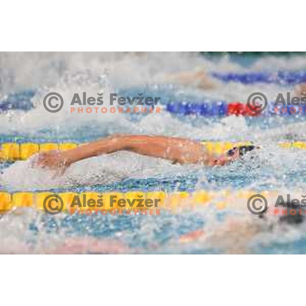 Najya Hana Jukic (SLO) competes in Swimming Girls 50m Freestyle Semi-final during EYOF Maribor 2023 in Maribor, Slovenia on July 28, 2023. Foto: Filip Barbalic