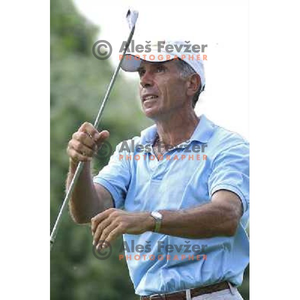 Zdenko Grzinic at August golf tournament, King\'s golf course, Bled (Slovenia) 2.8.2008 