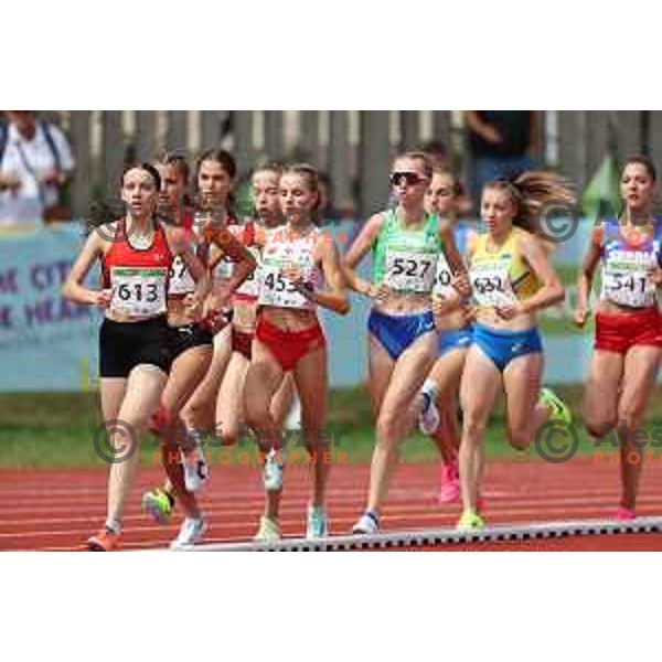 Tija Tanja Zivko (SLO), winner of Bronze medal in Girls 1500 meters at EYOF 2023, Maribor, Slovenia on July 29, 2023