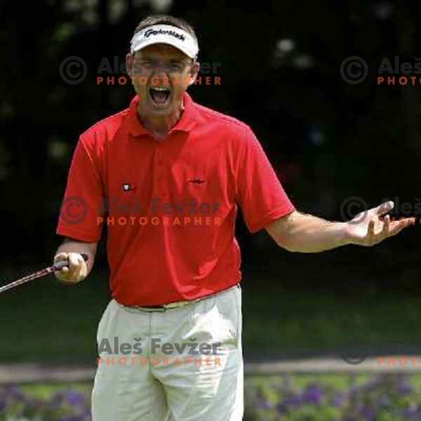 Ales Fevzer at August golf tournament, King\'s golf course, Bled (Slovenia) 2.8.2008 
