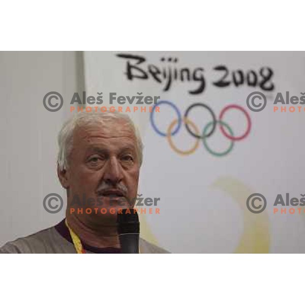 Milos Jansa, Slovenia Olympic team member in Olympic Village at Olympic Games in Beijing, China 6.8.2008. Photo by Ales Fevzer 