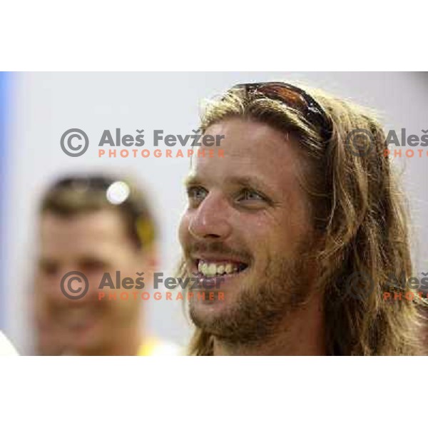 Luka Spik, Slovenia Olympic team member in Olympic Village at Olympic Games in Beijing, China 6.8.2008. Photo by Ales Fevzer 