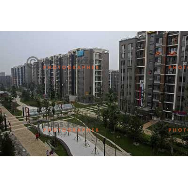 Slovenia Olympic team member in Olympic Village at Olympic Games in Beijing, China 6.8.2008. Photo by Ales Fevzer 