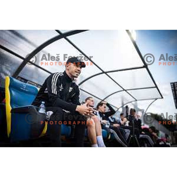 Dejan Grabic, head coach of Mura during Prva liga Telemach football match between Celje and Mura in Arena z’dezele, Slovenia on July 30, 2023. Photo: Jure Banfi