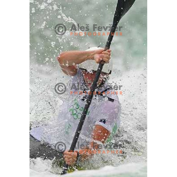 Peter Kauzer during kayak practice on Shunyi Olympic park kayak&canoe course, Olympic Games, Beijing, China 8.8.2008 