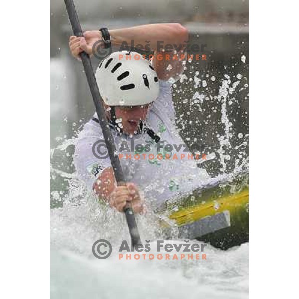 Peter Kauzer during kayak practice on Shunyi Olympic park kayak&canoe course, Olympic Games, Beijing, China 8.8.2008 