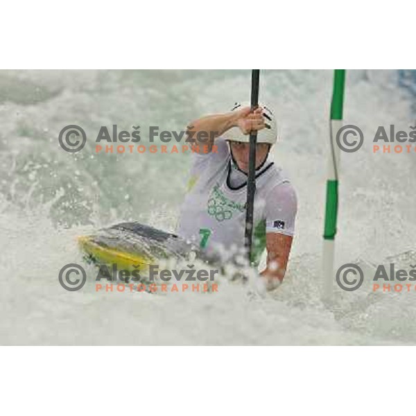 Peter Kauzer during kayak practice on Shunyi Olympic park kayak&canoe course, Olympic Games, Beijing, China 8.8.2008 