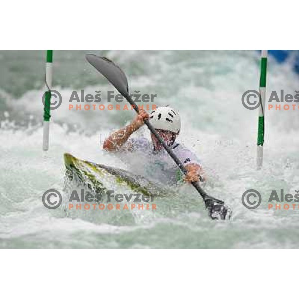 Peter Kauzer during kayak practice on Shunyi Olympic park kayak&canoe course, Olympic Games, Beijing, China 8.8.2008 