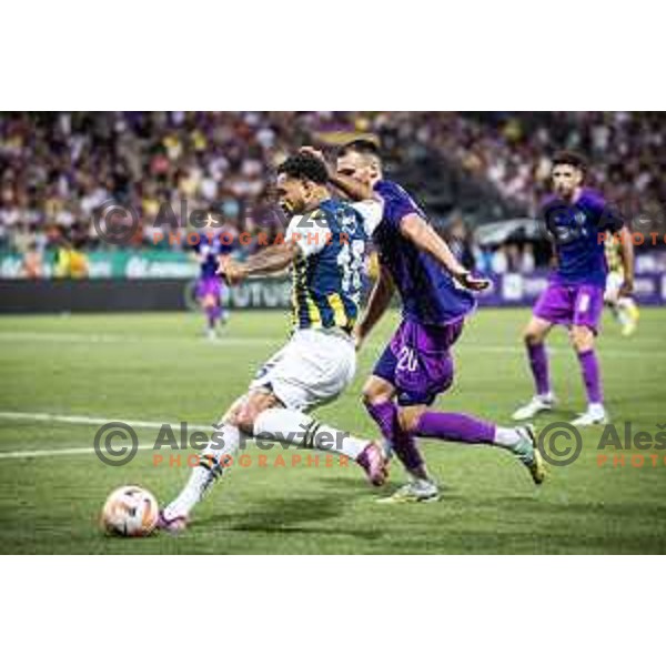 in action during UEFA Europa Conference League qualifications football match between Maribor and Fenerbahce in Ljudski vrt, Maribor, Slovenia on August 17, 2023. Photo: Jure Banfi