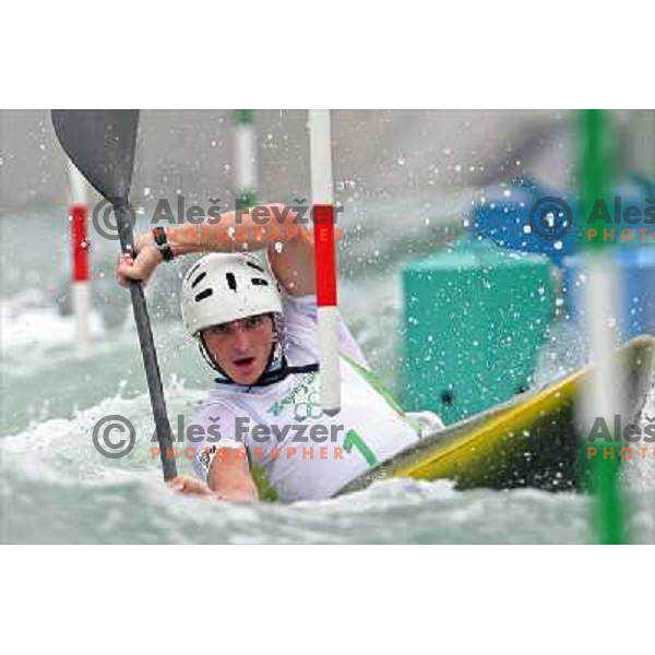 Peter Kauzer during kayak practice on Shunyi Olympic park kayak&canoe course, Olympic Games, Beijing, China 8.8.2008 