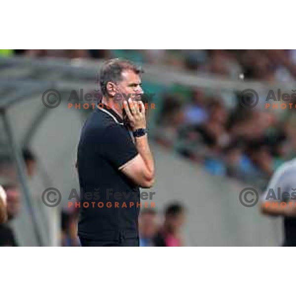 Joao Henriques in action during UEFA Europa League qualifiers between Olimpija (SLO) and Qarabag (AZE) in Ljubljana, Slovenia on August 24, 2023