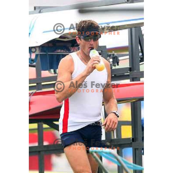 Iztok Cop after Rowing practice at Shunyi Olympic Park rowing course , Olympic games Beijing, China 8.8.2008 