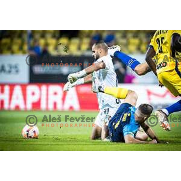 in action during UEFA Europa Conference League qualifications football match between Celje and Maccabi Tel Aviv in Arena z’dezele, Celje, Slovenia on August 31, 2023. Photo: Jure Banfi