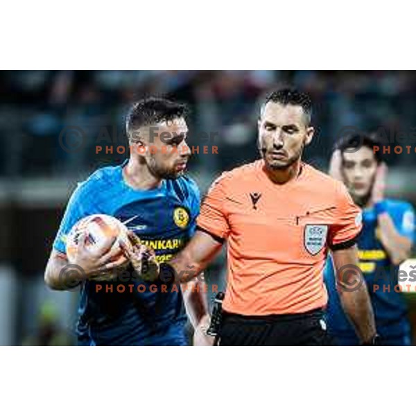 Aljosa Matko in action during UEFA Europa Conference League qualifications football match between Celje and Maccabi Tel Aviv in Arena z’dezele, Celje, Slovenia on August 31, 2023. Photo: Jure Banfi