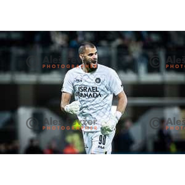 in action during UEFA Europa Conference League qualifications football match between Celje and Maccabi Tel Aviv in Arena z’dezele, Celje, Slovenia on August 31, 2023. Photo: Jure Banfi